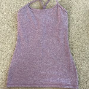 Lululemon Power Y Tank in Plum